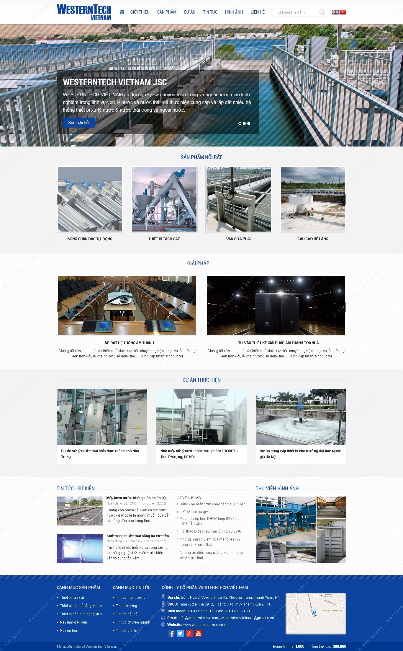 Trang chủ website