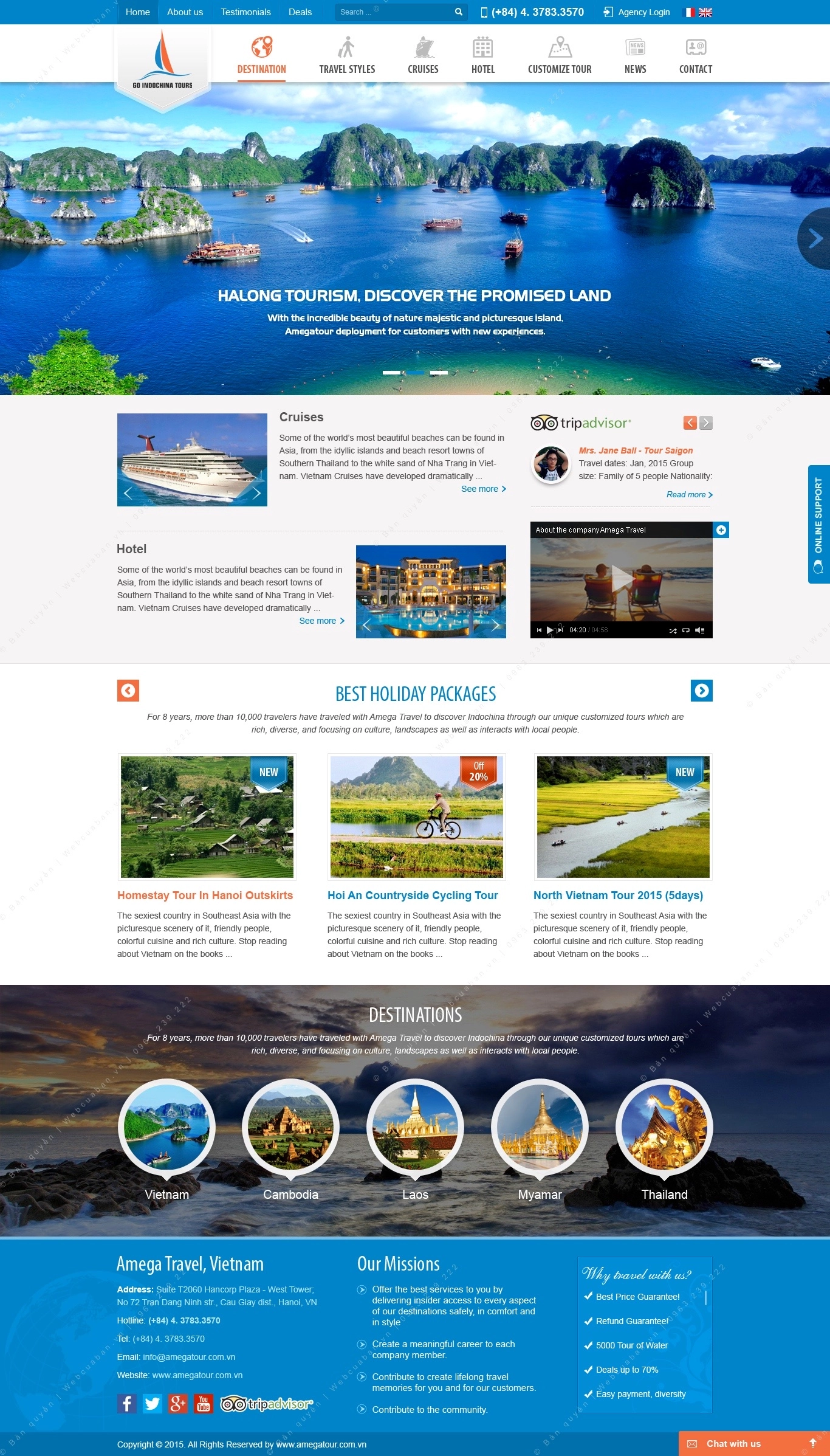 Trang chủ website