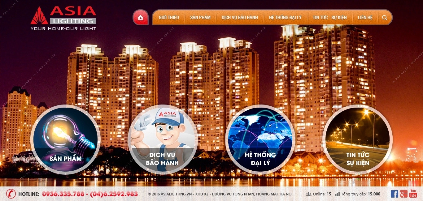 Trang chủ website