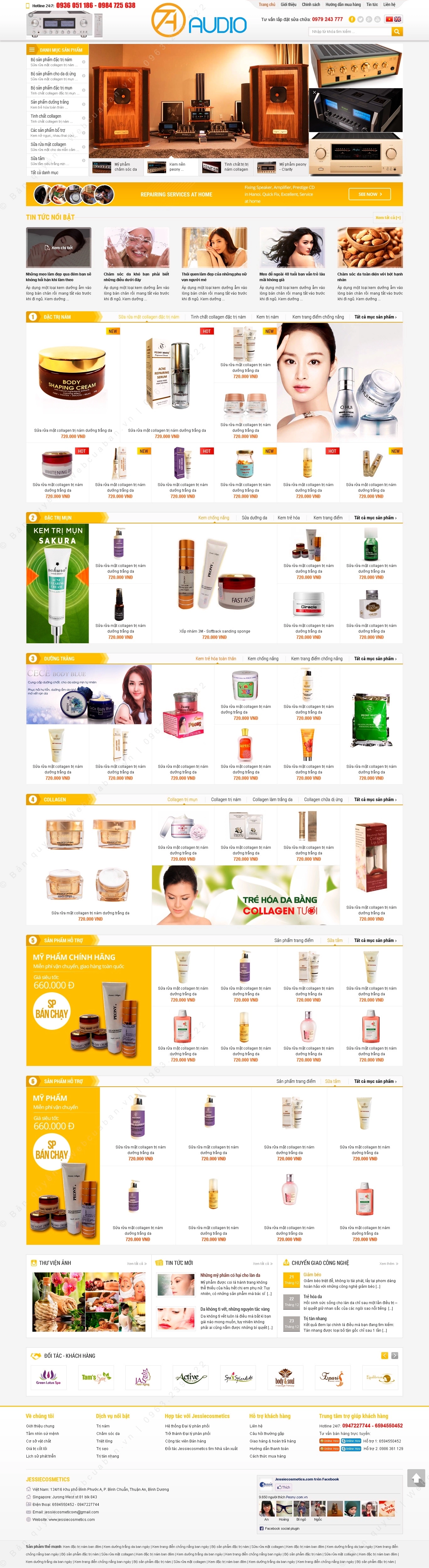 Trang chủ website