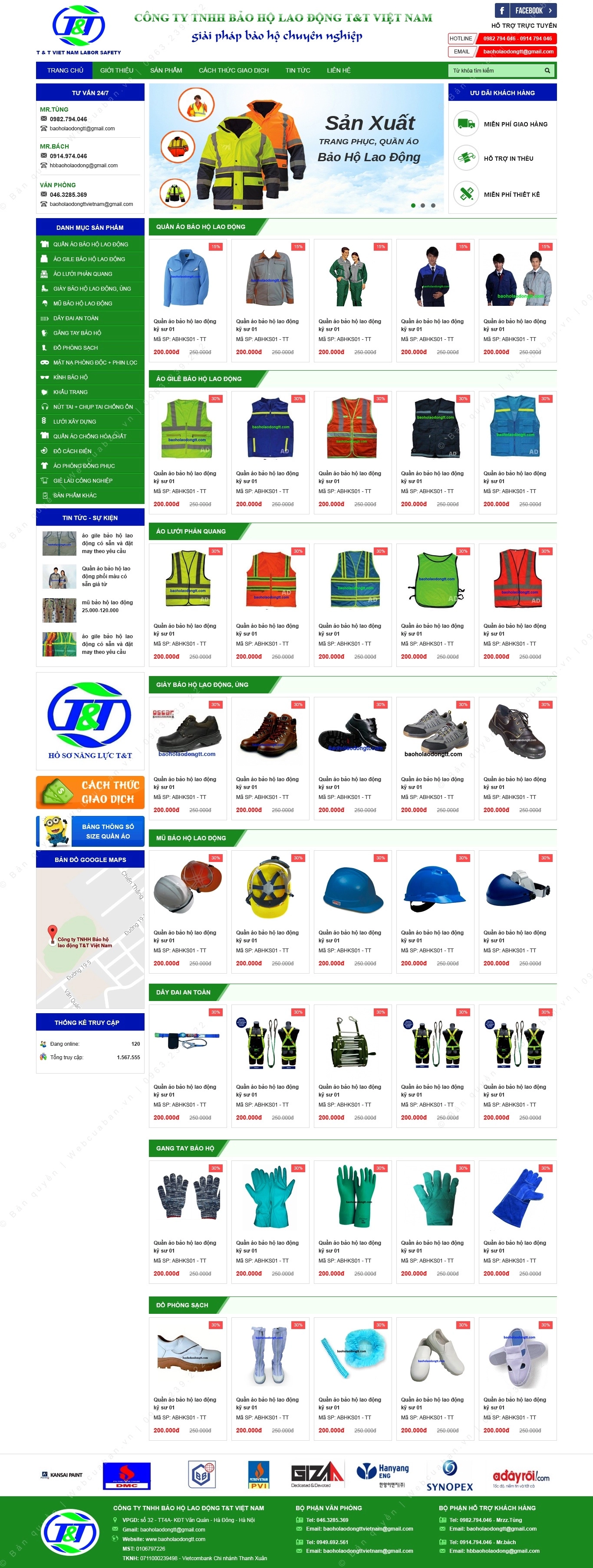 Trang chủ website