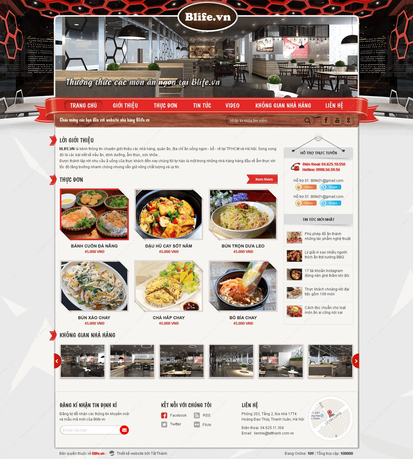 Trang chủ website