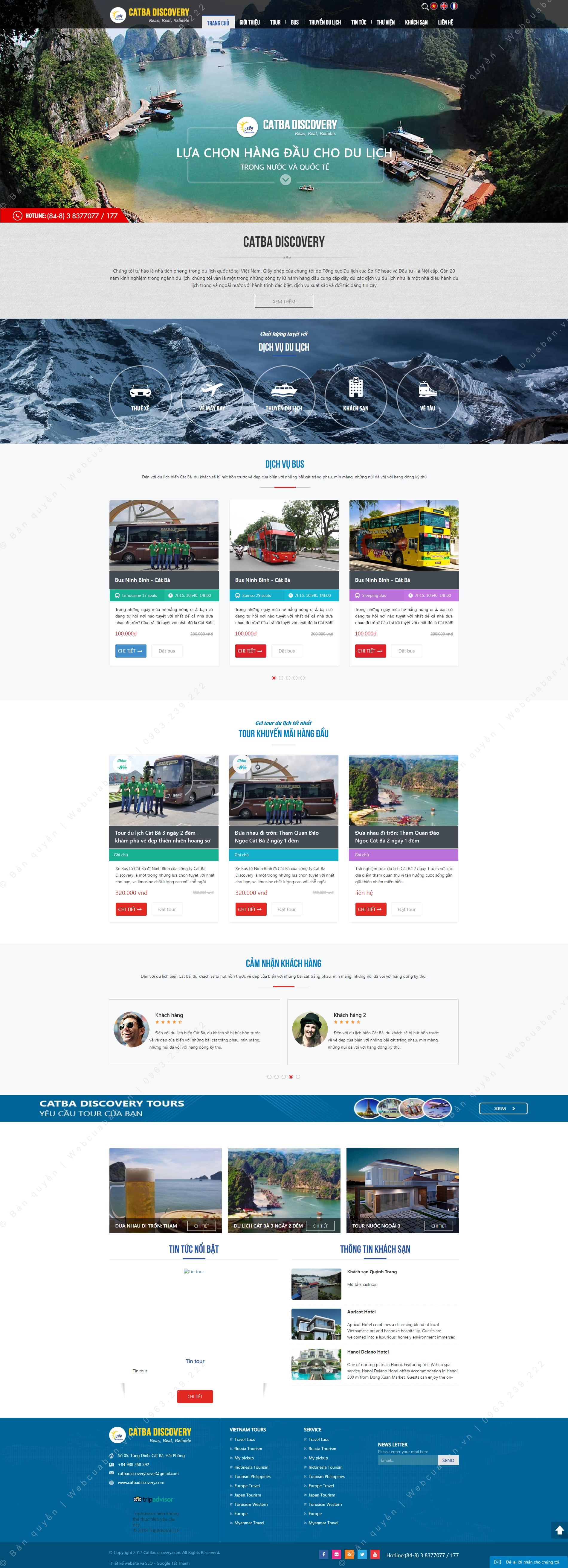 Trang chủ website