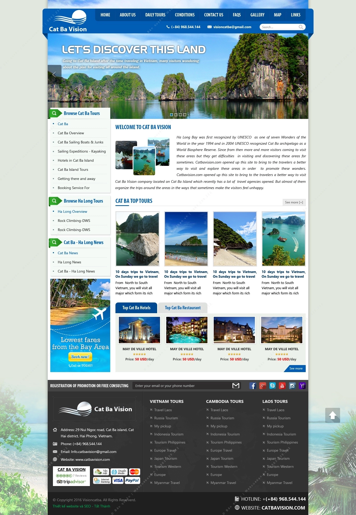 Trang chủ website