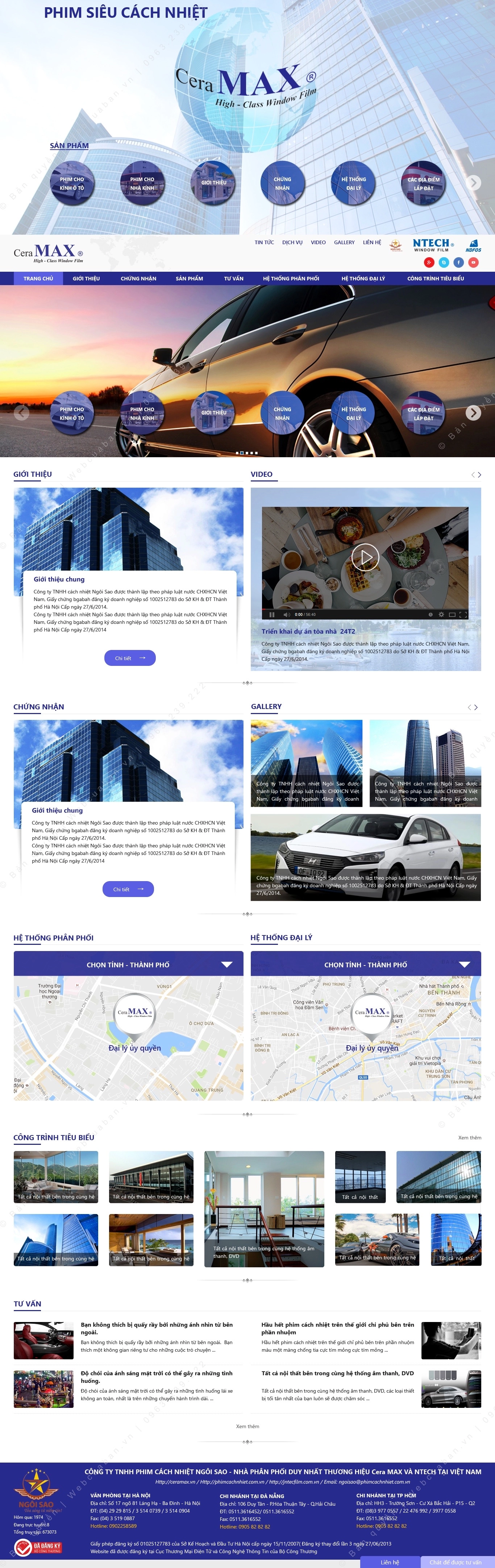 Trang chủ website