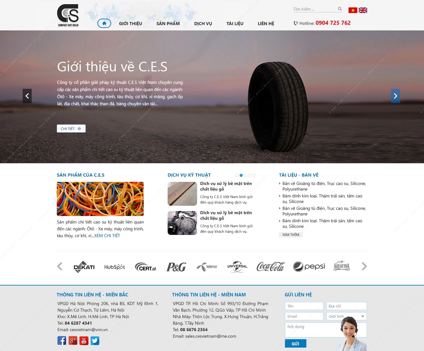 Trang chủ website