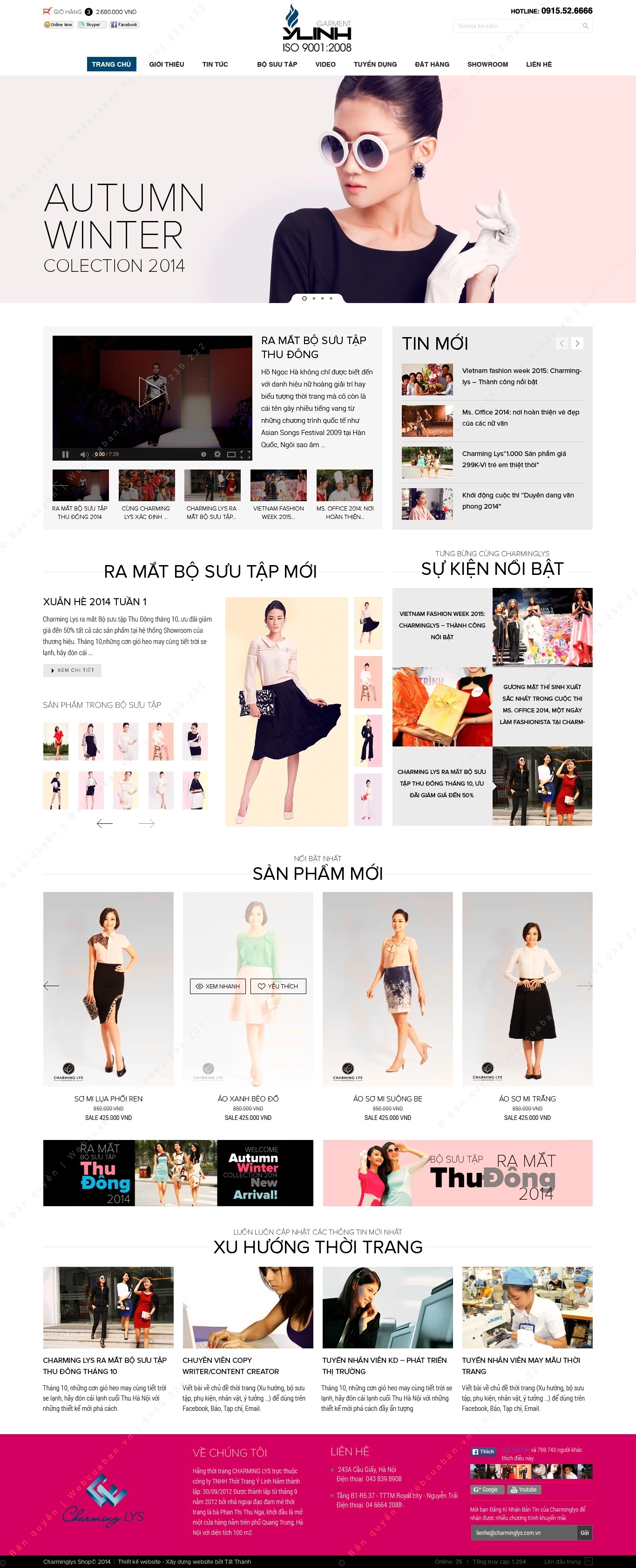 Trang chủ website