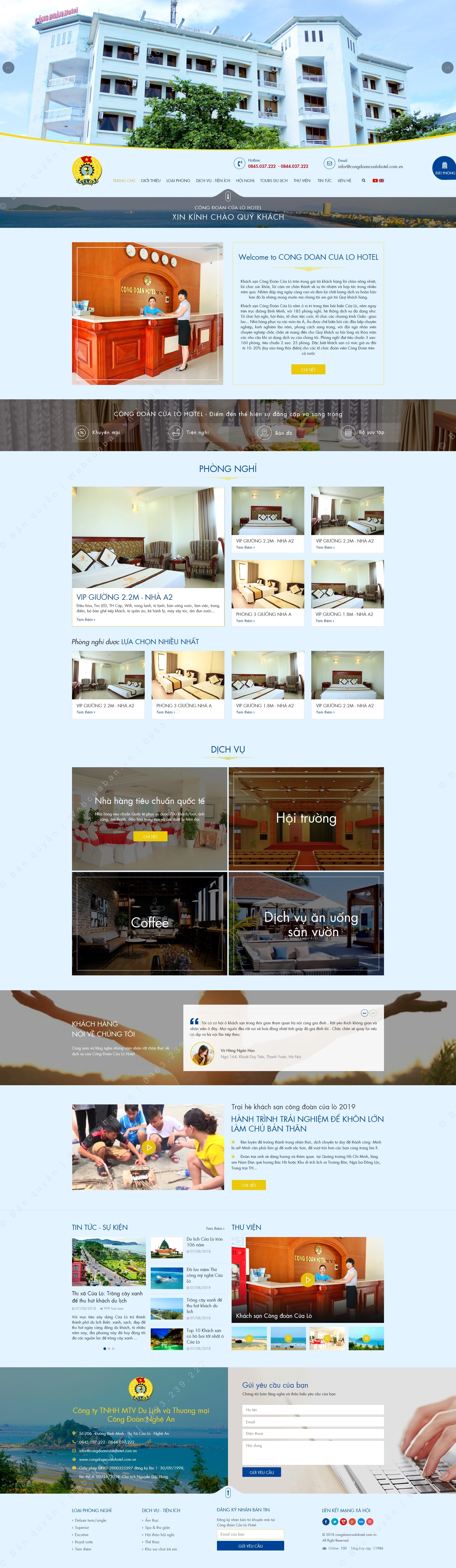 Trang chủ website