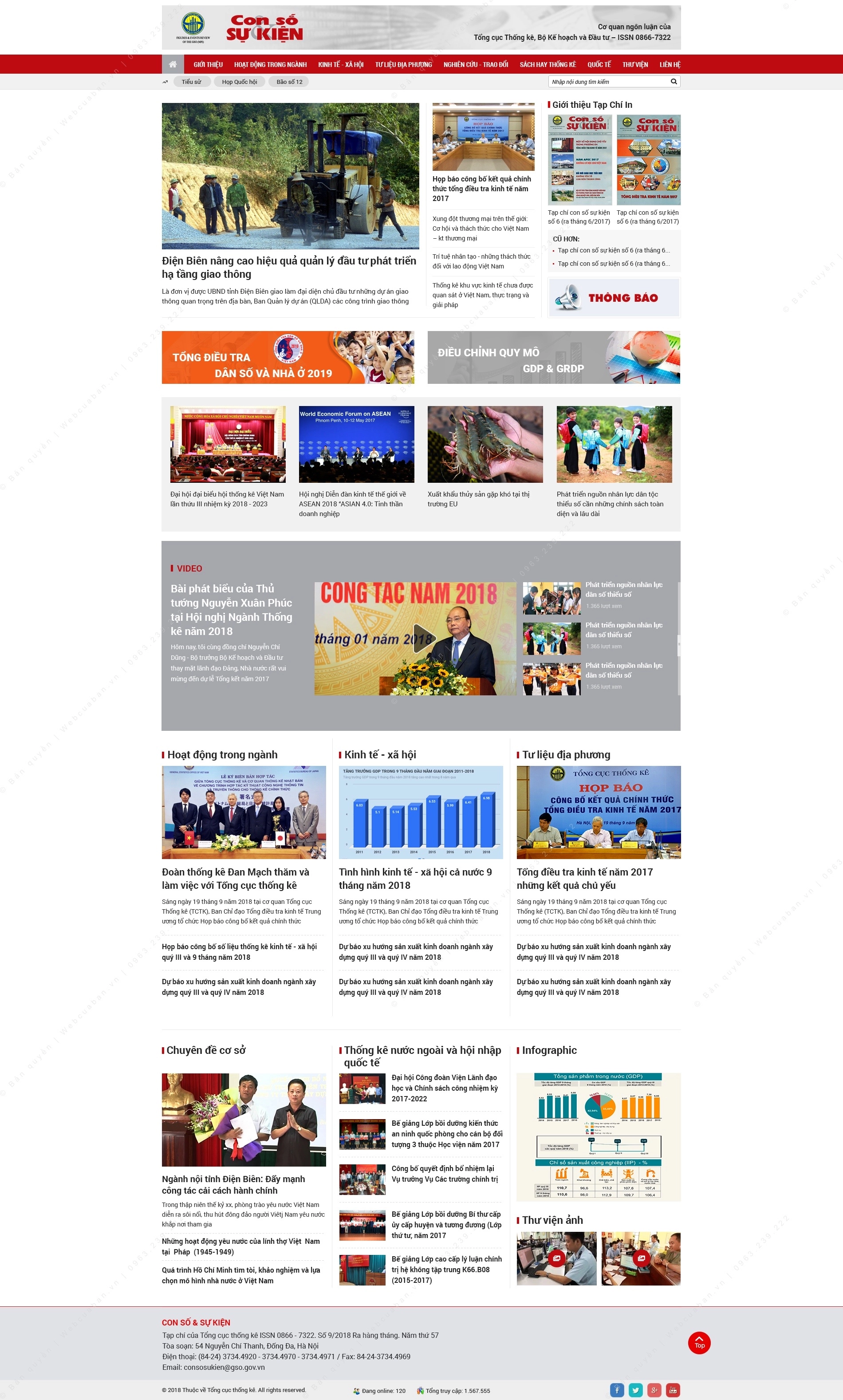 Trang chủ website