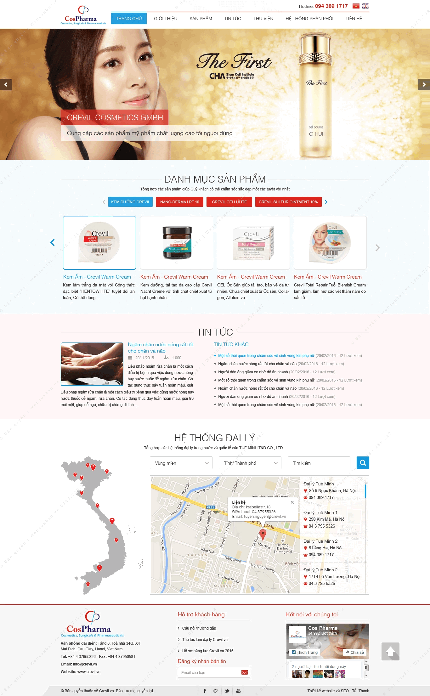 Trang chủ website