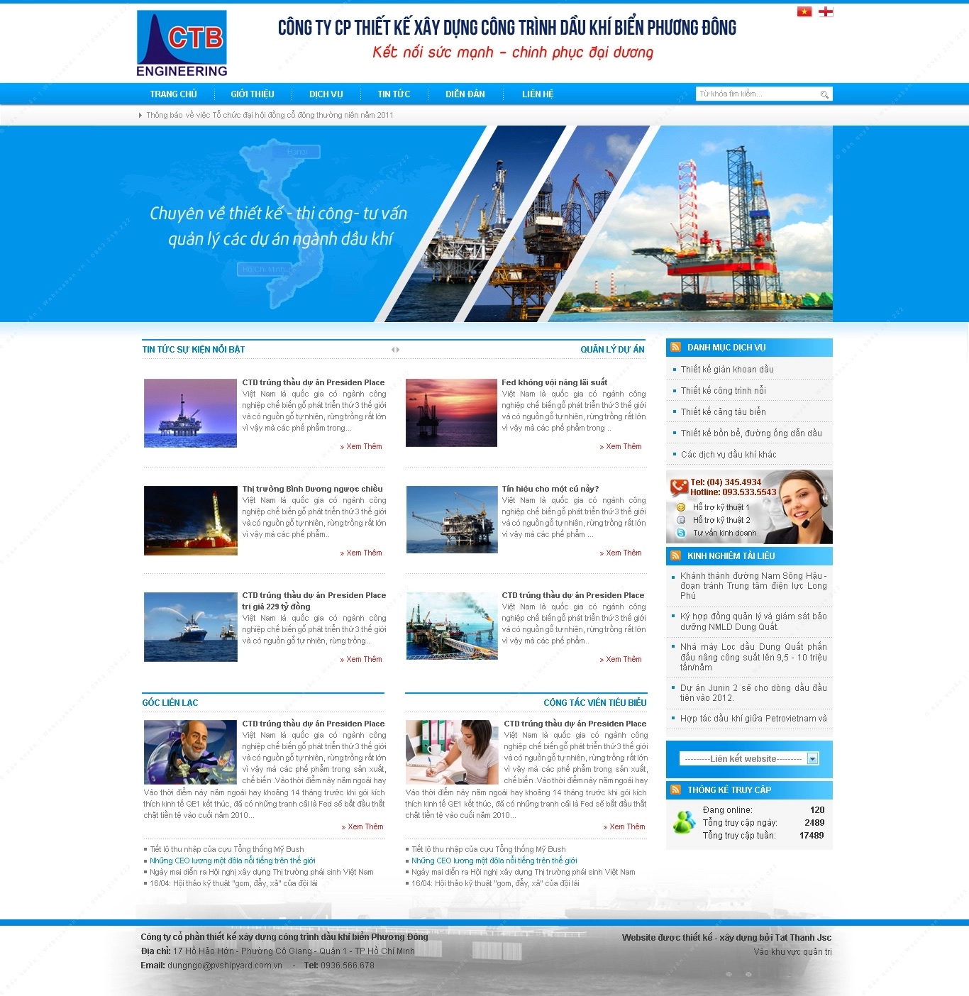 Trang chủ website