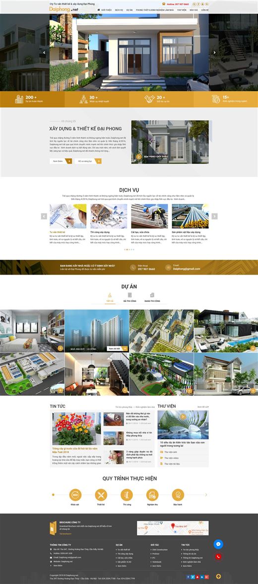 Mẫu website Thiết kế nội thất 17