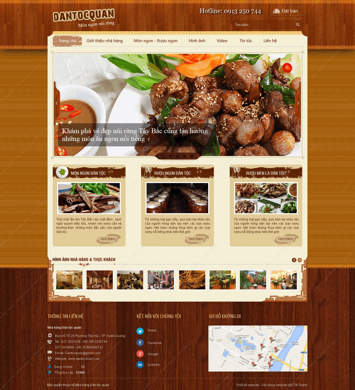 Trang chủ website