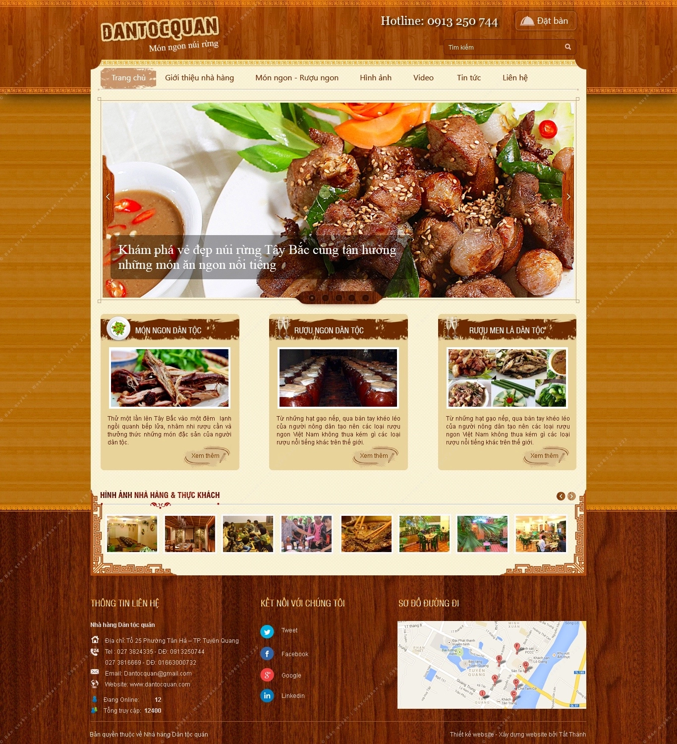 Trang chủ website