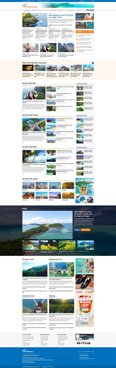 Mẫu website tin tức 1