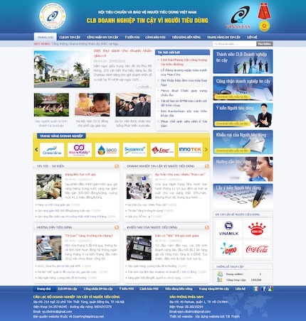 Mẫu website Tổ chức 4