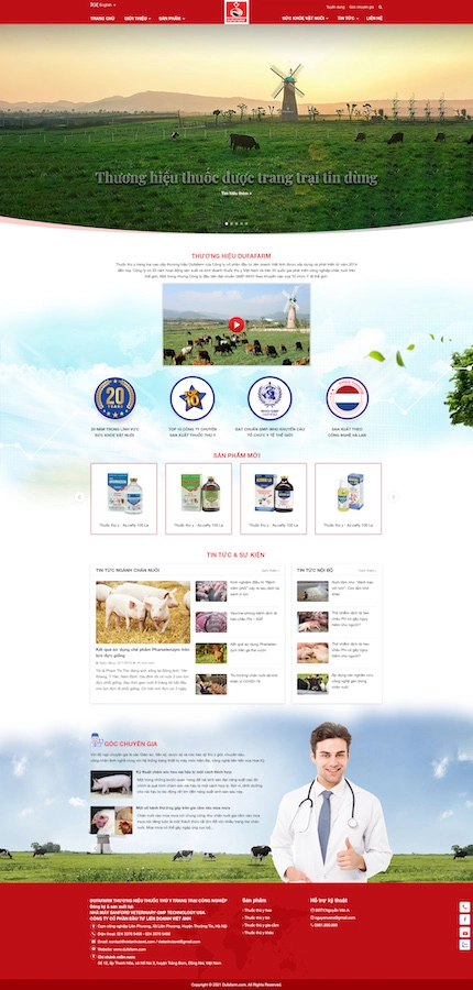 Mẫu website bán Thuốc  54