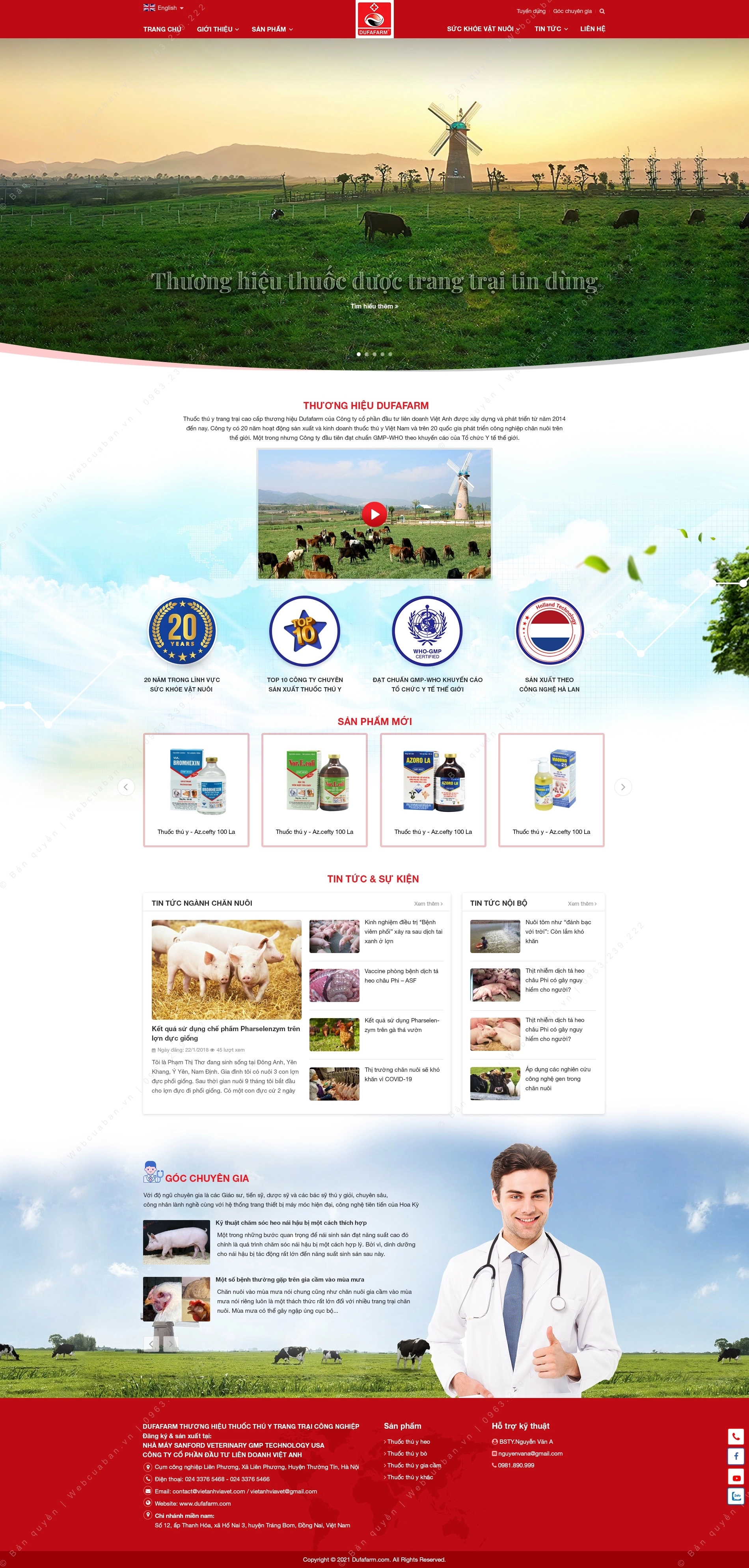 Trang chủ website