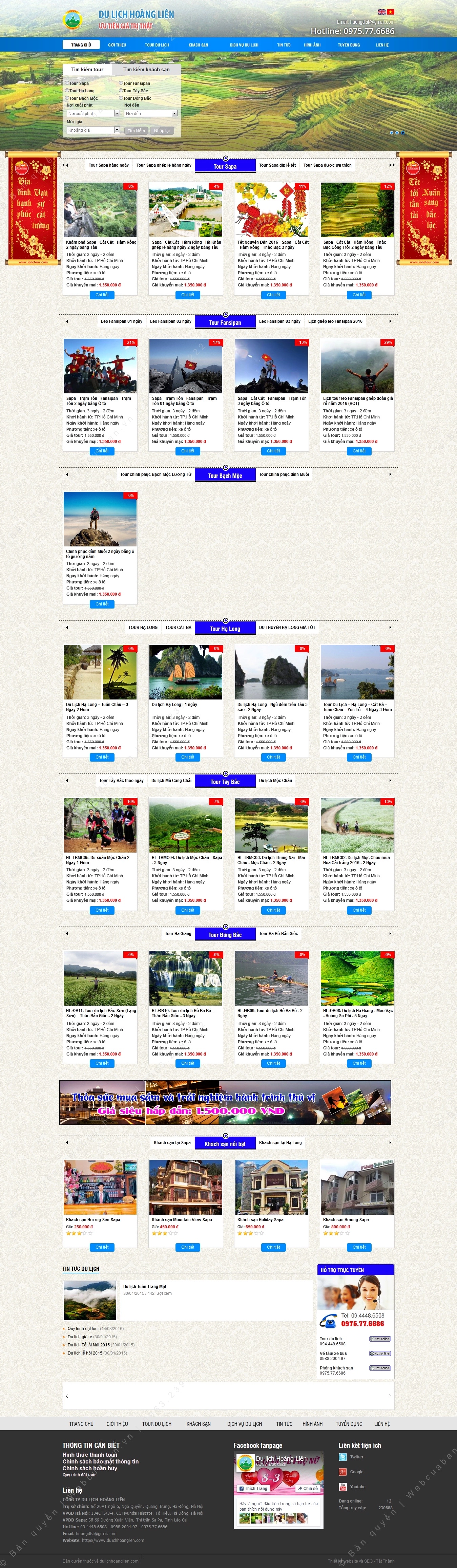 Trang chủ website