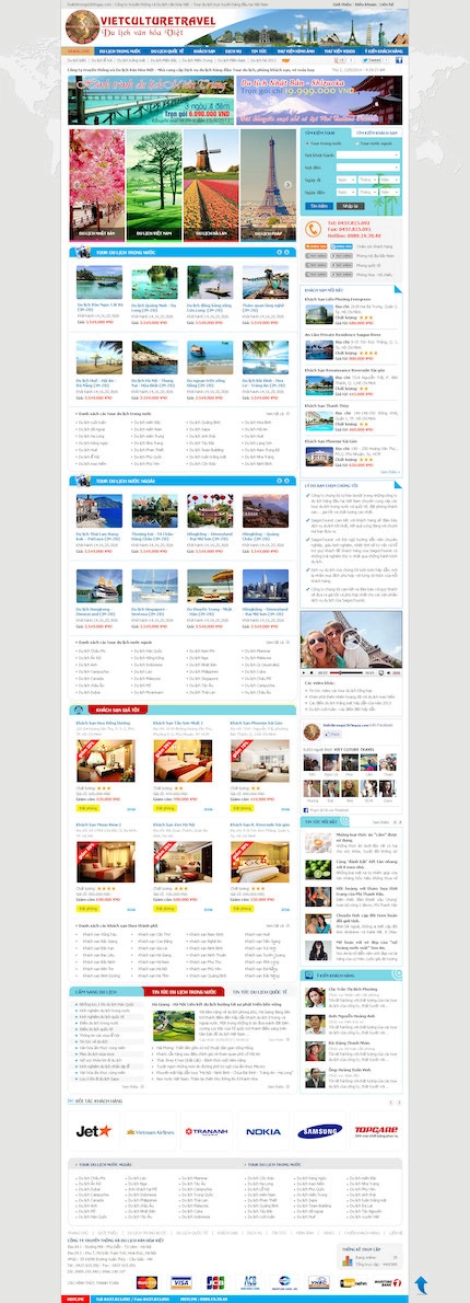 Mẫu web du lịch 156