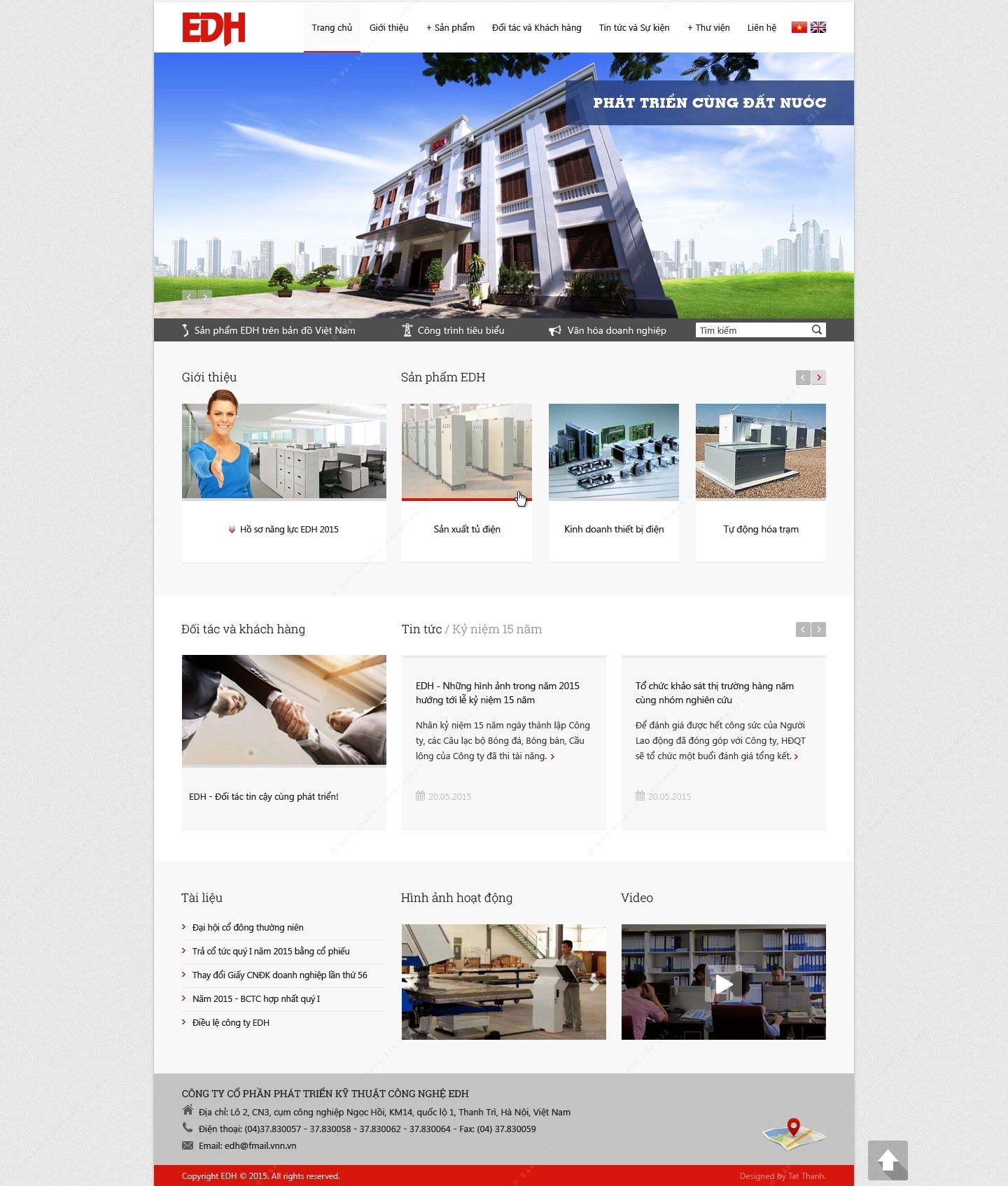 Trang chủ website