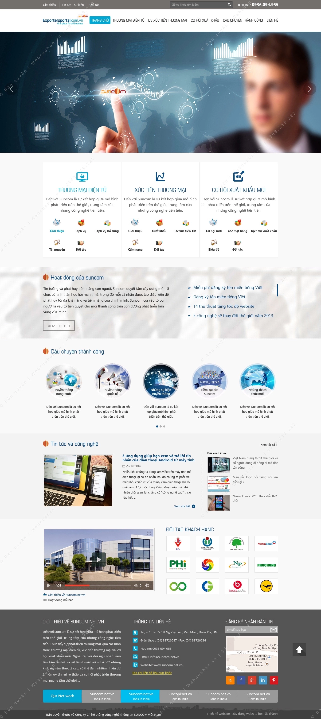 Trang chủ website