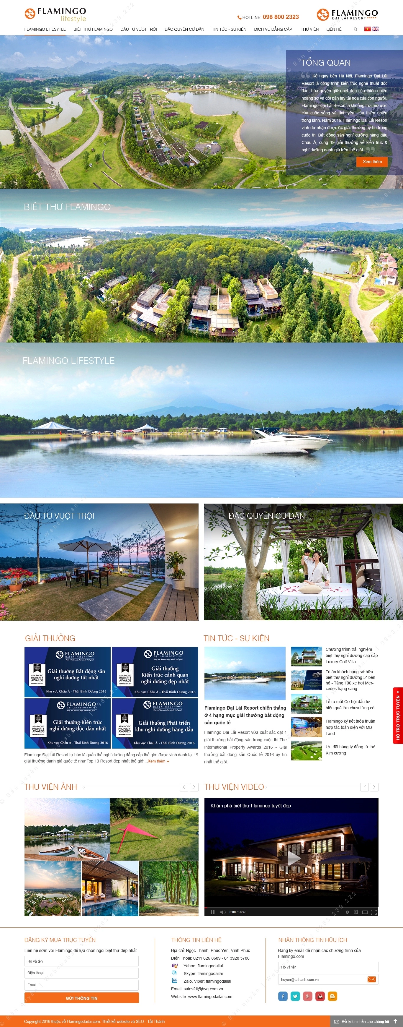 Trang chủ website