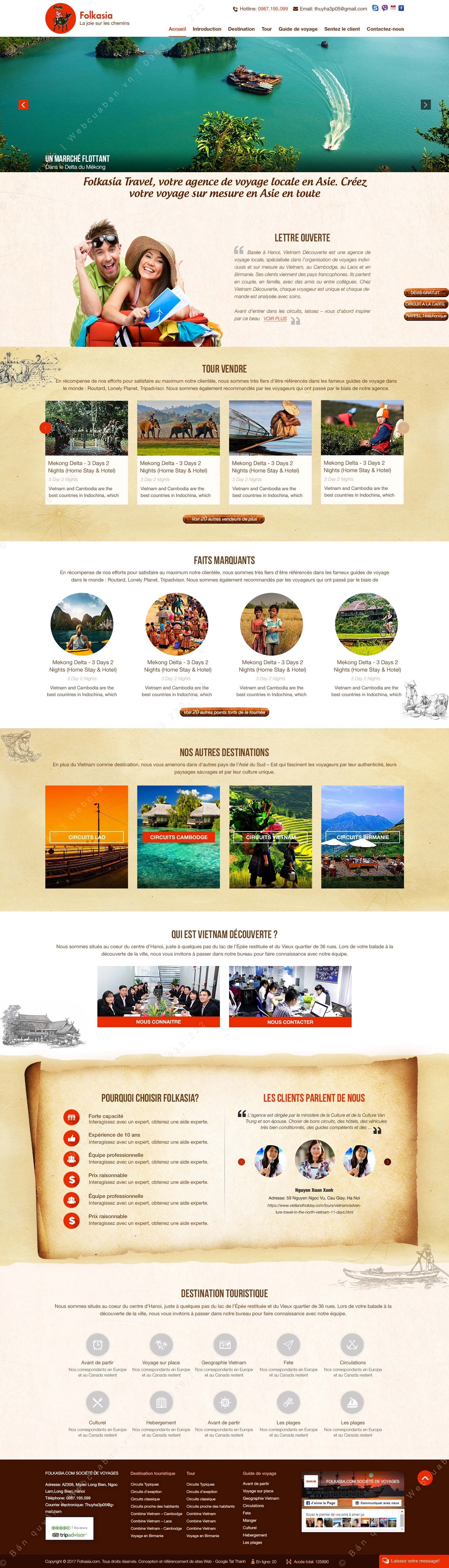 Trang chủ website