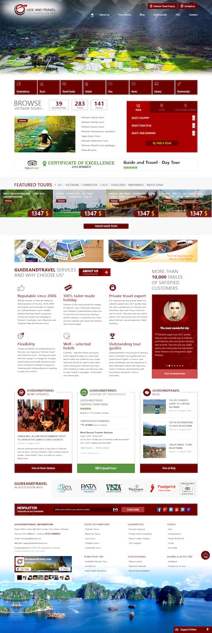 Mẫu website du lịch 31