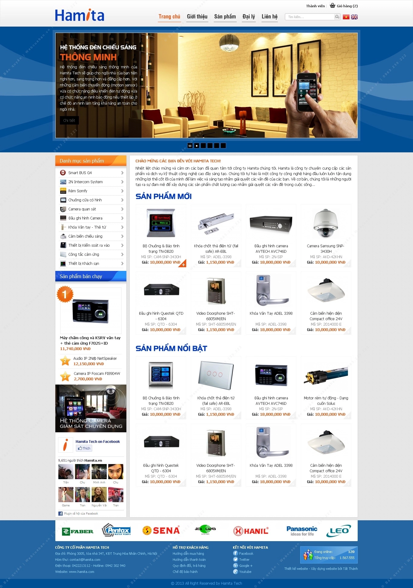 Trang chủ website