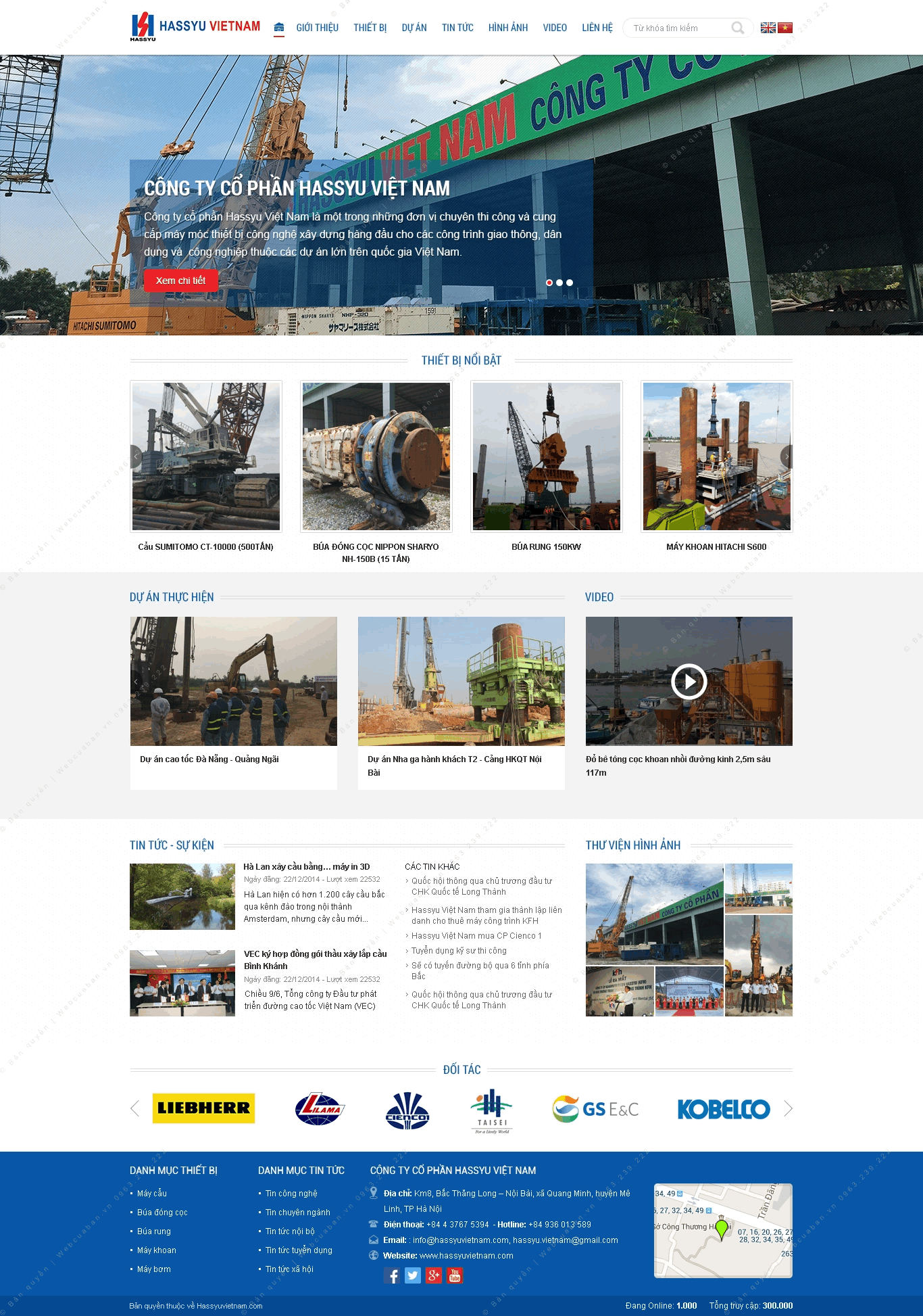 Trang chủ website