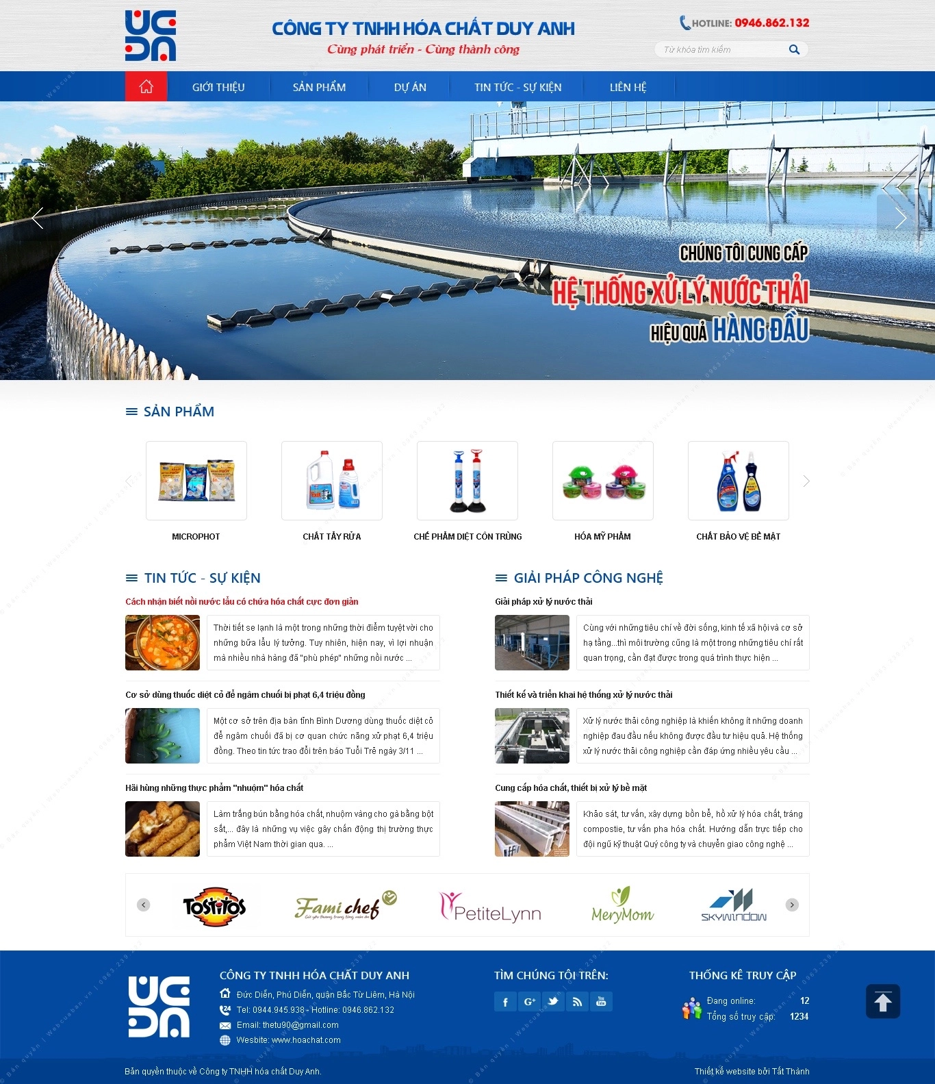 Trang chủ website