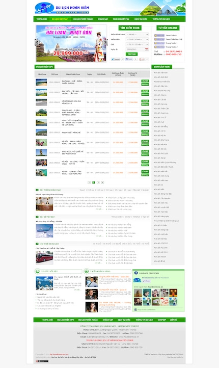Mẫu website Du lịch  133
