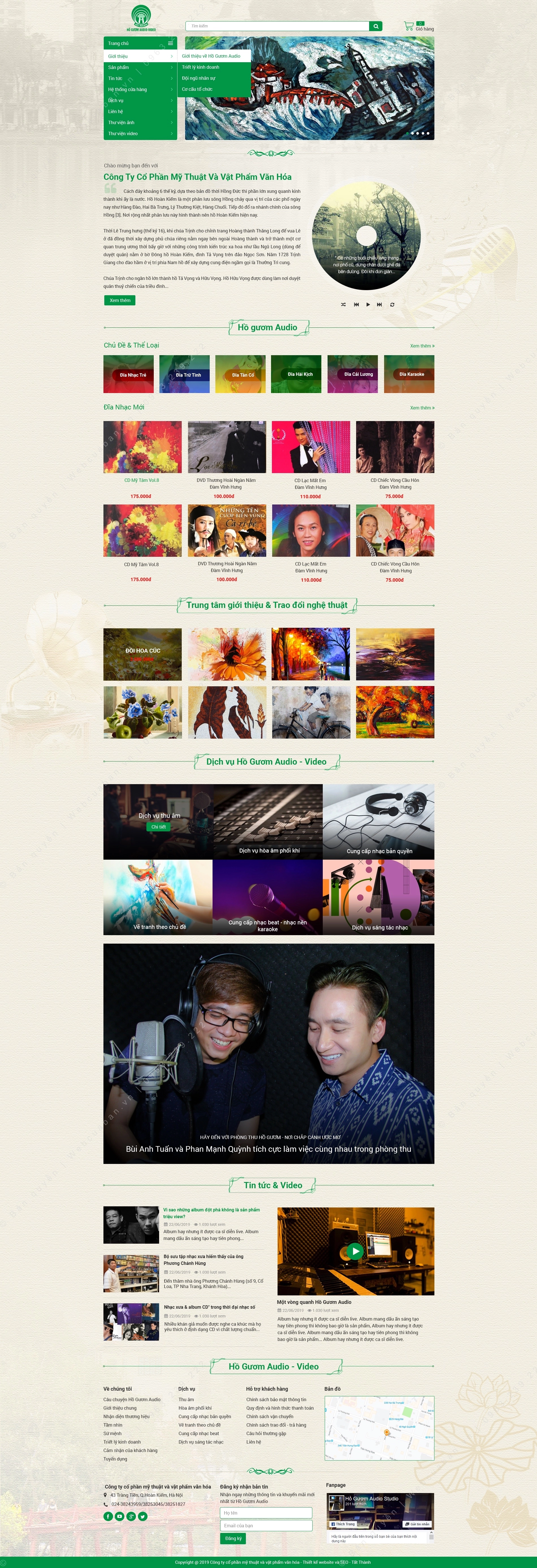 Trang chủ website