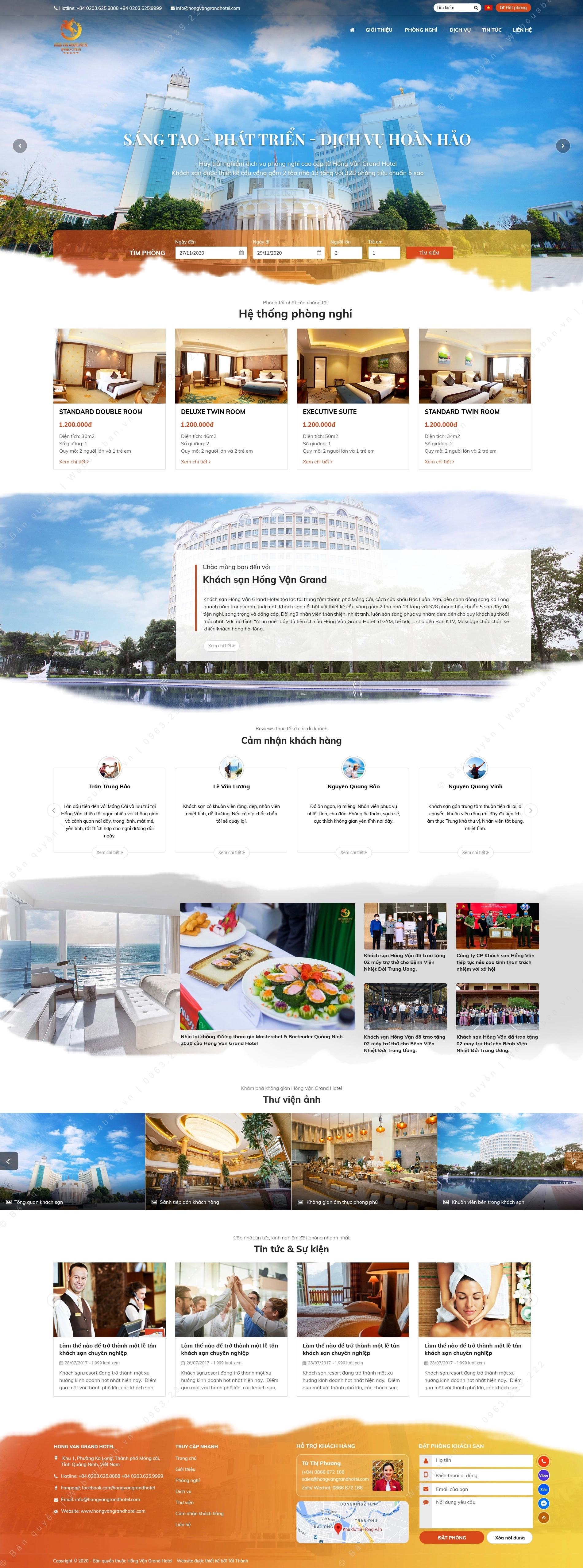 Trang chủ website