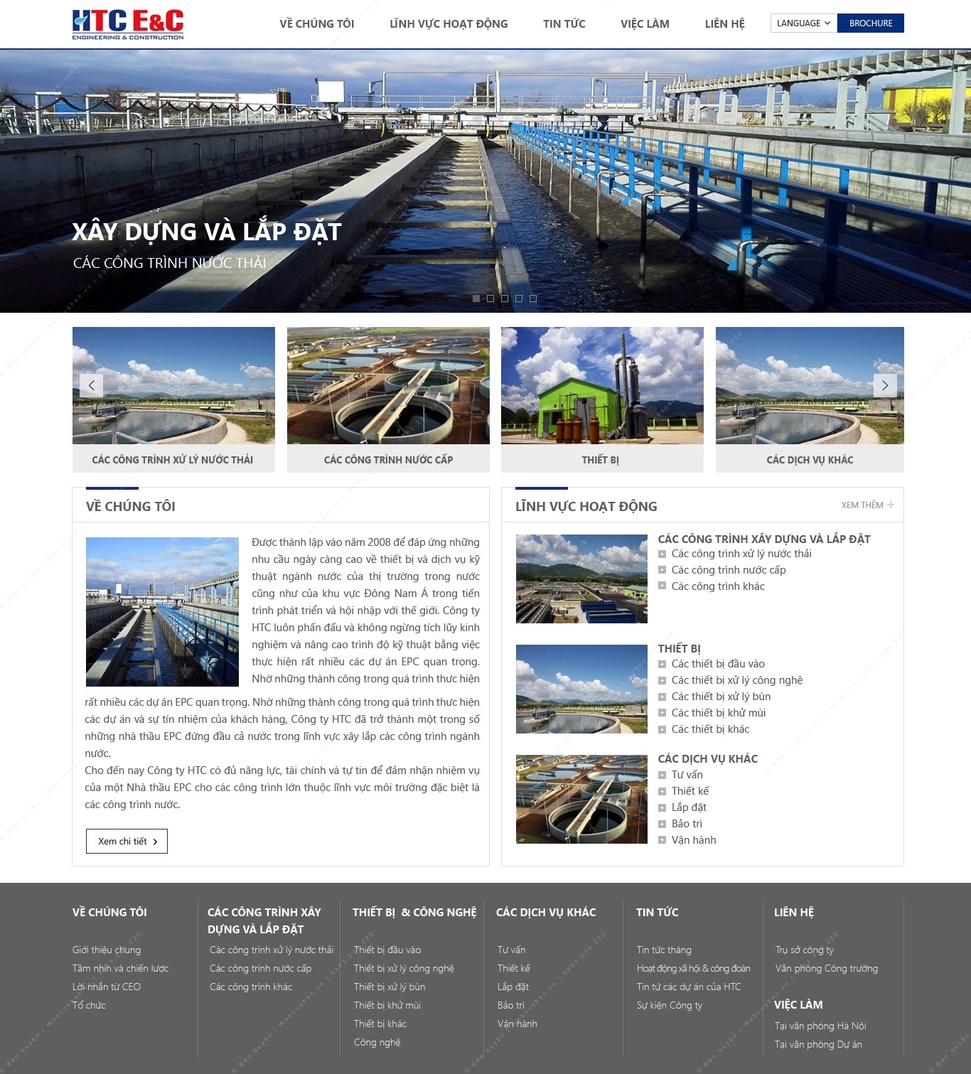 Trang chủ website