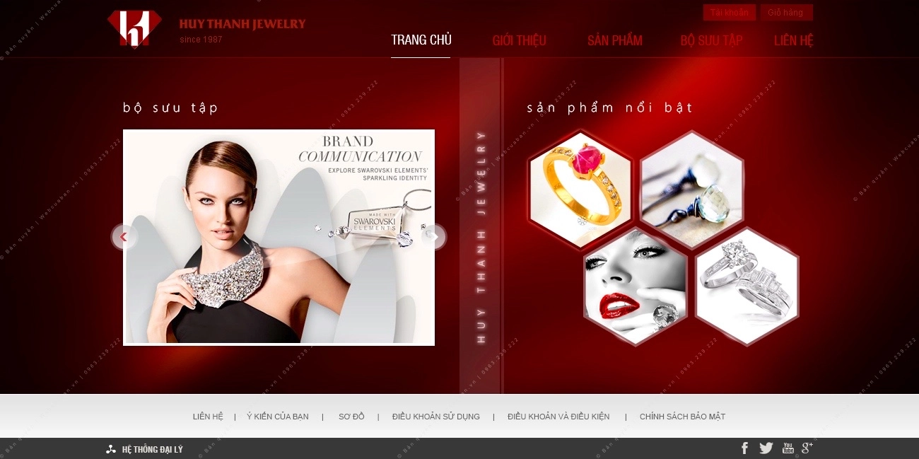 Trang chủ website