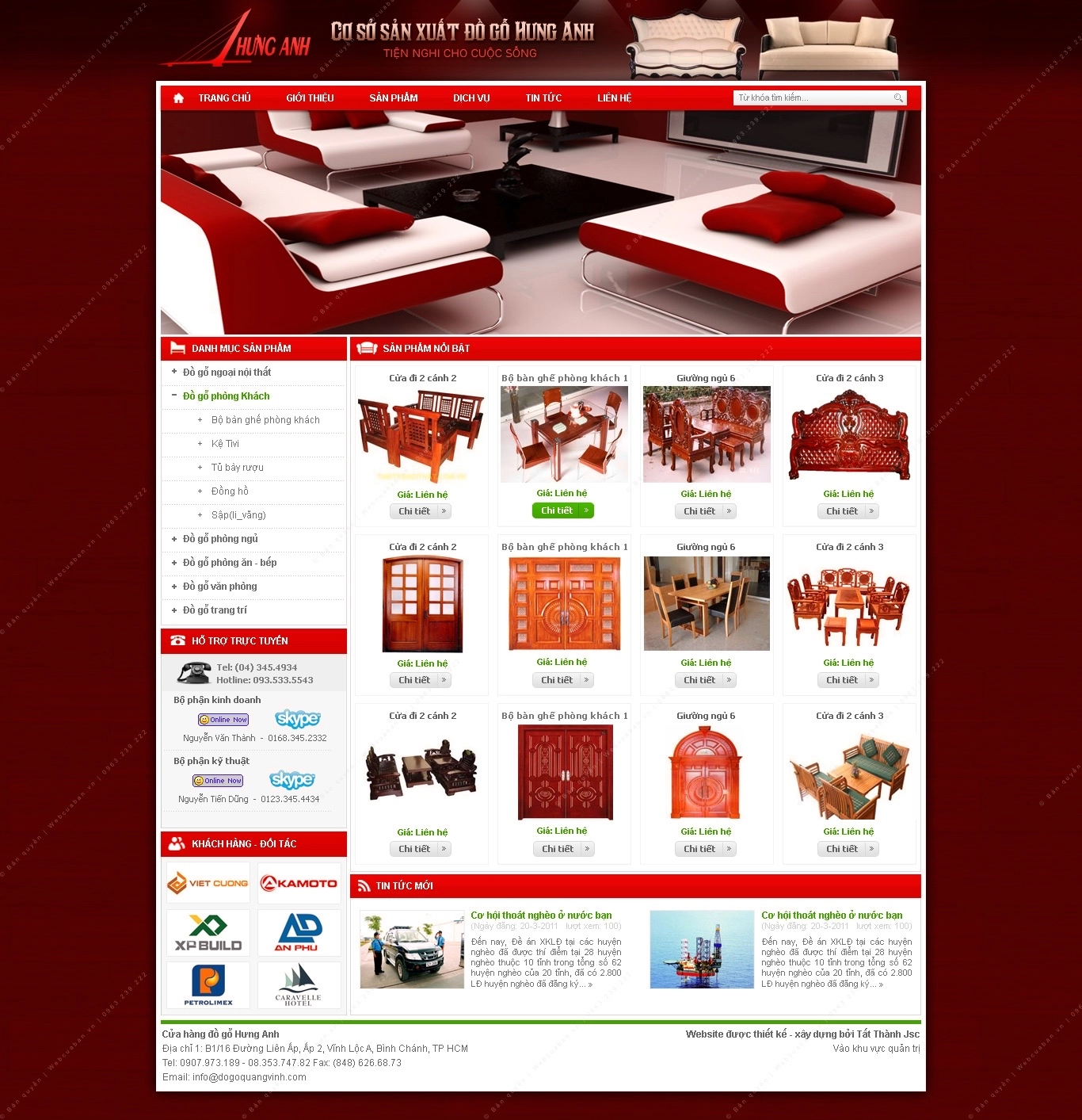 Trang chủ website