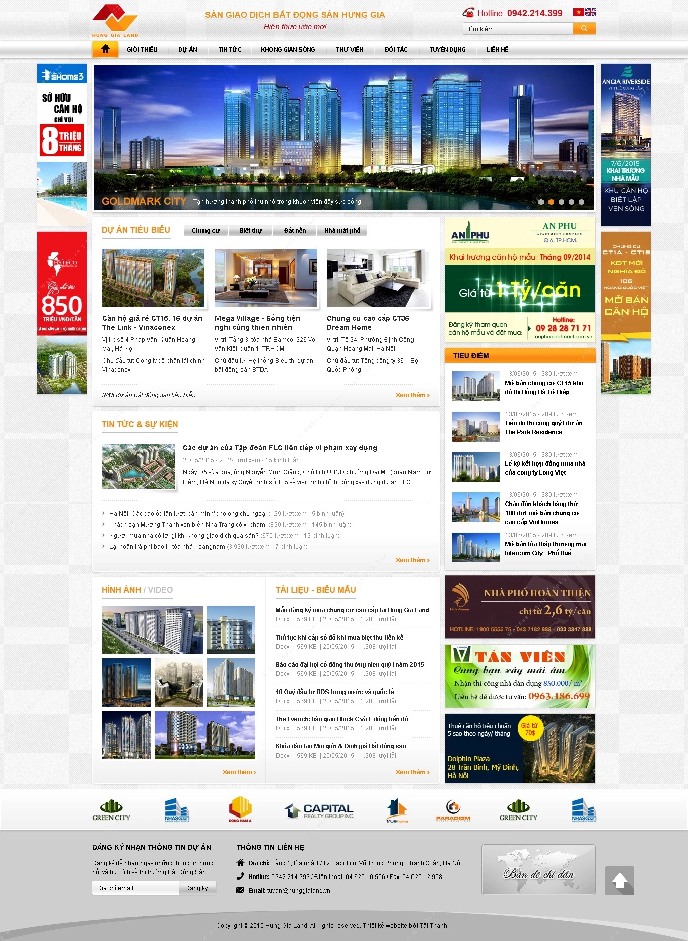 Trang chủ website