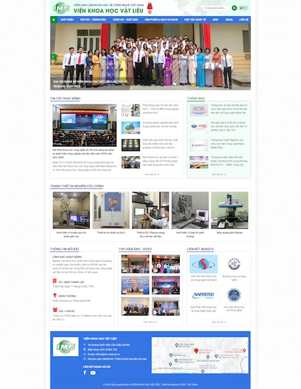 Mẫu website Tổ chức 28