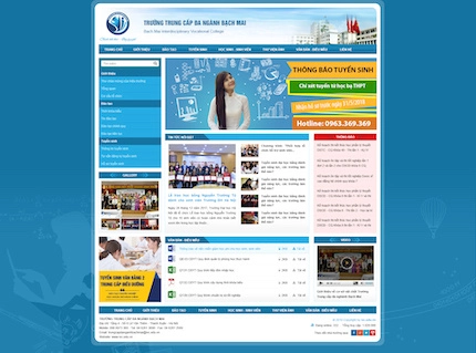 Mẫu web trường Đại học 13