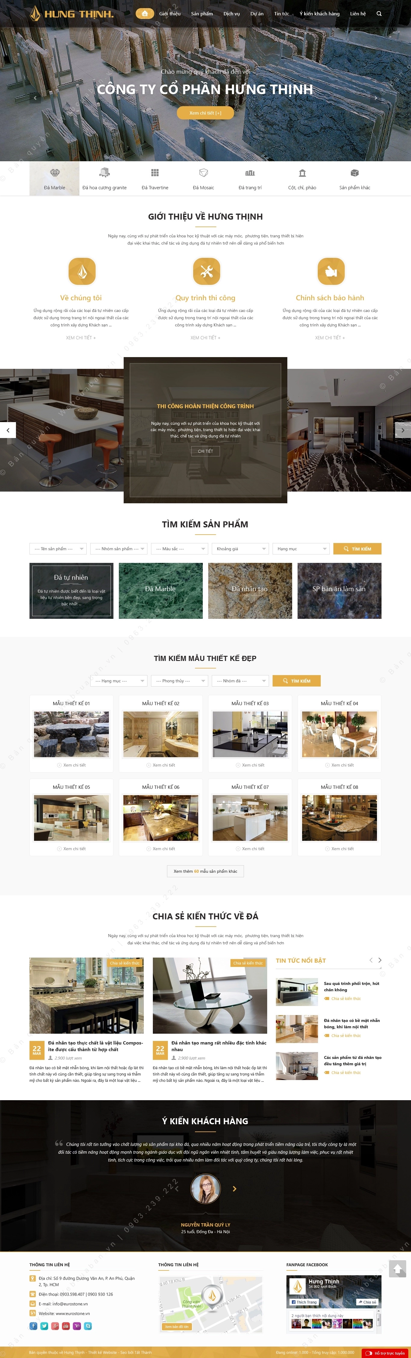 Trang chủ website