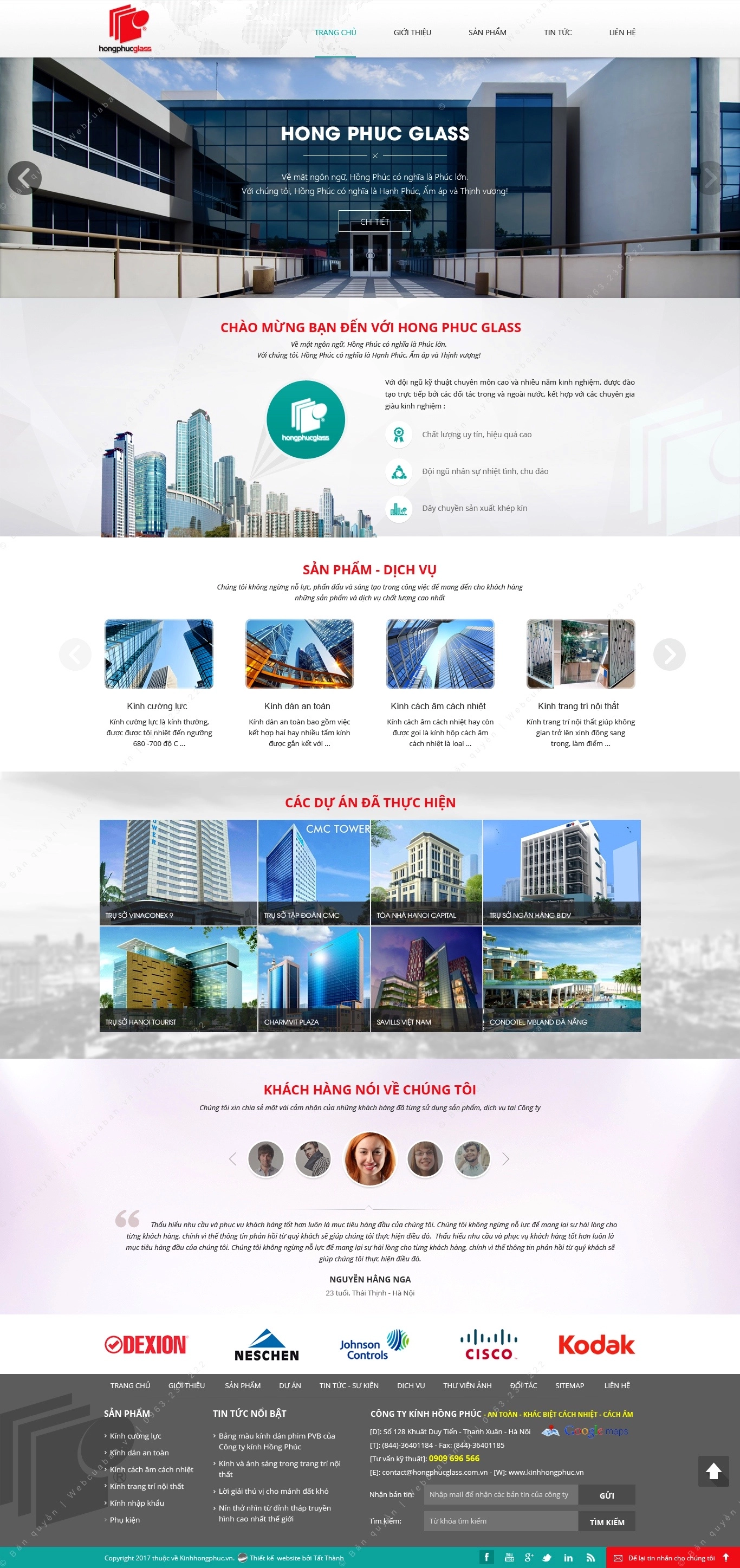 Trang chủ website