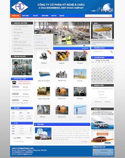 Mẫu web Thiết bị xây dựng 48