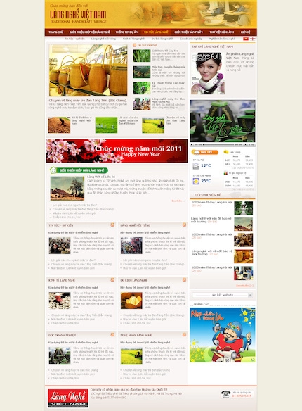 Mẫu website tin tức 13