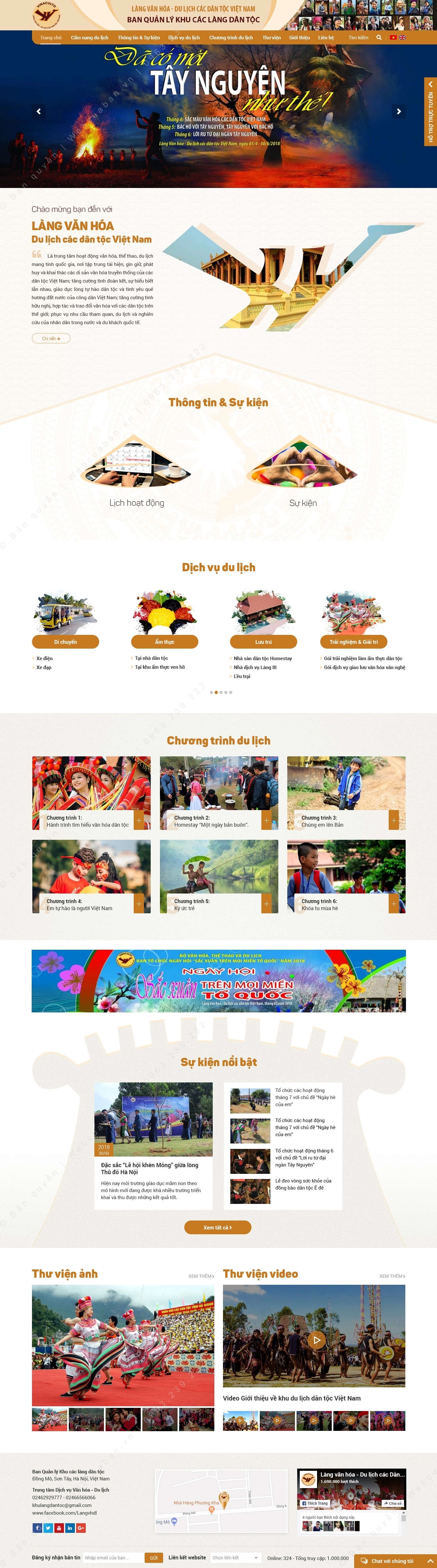 Trang chủ website