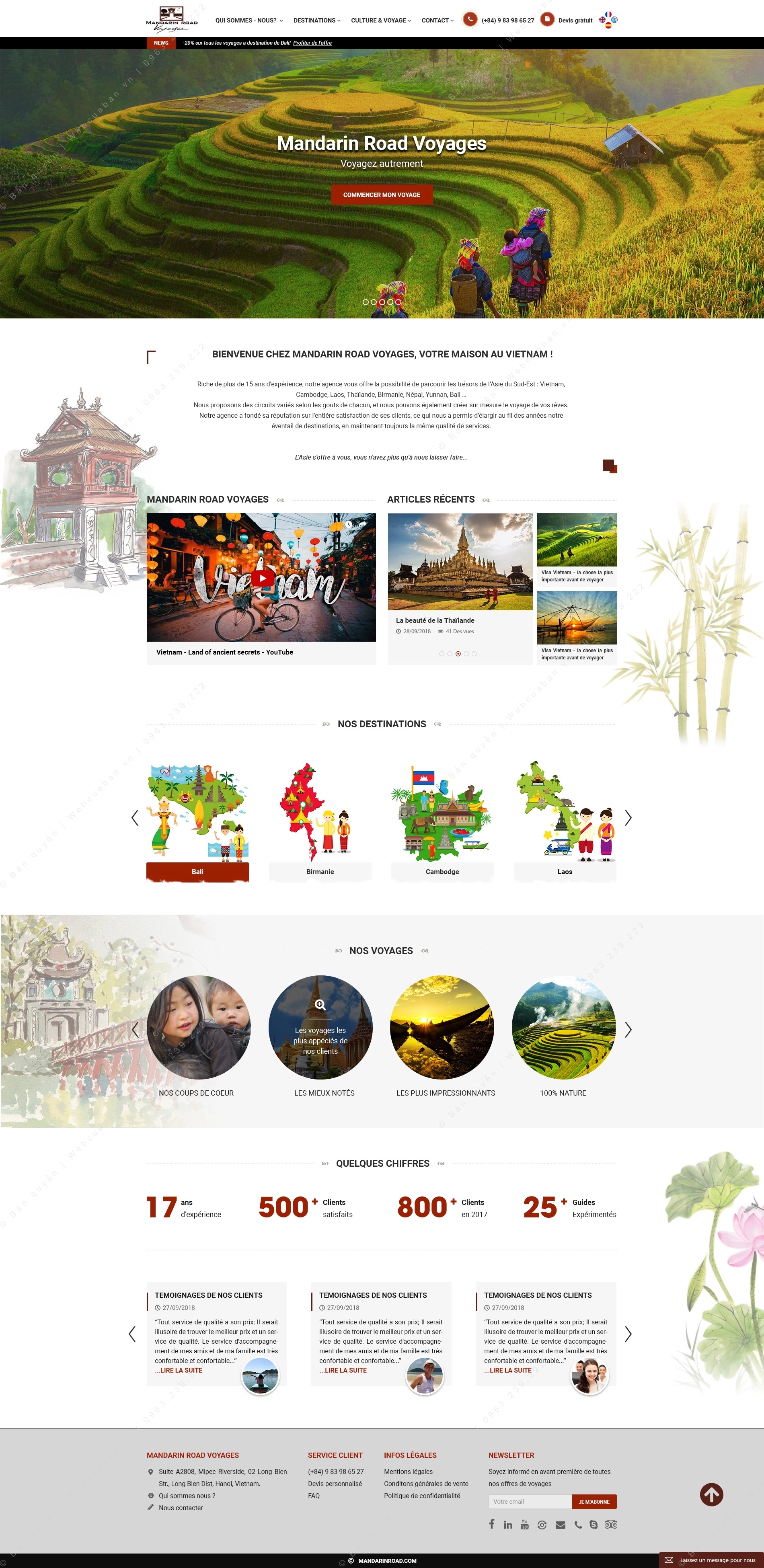 Trang chủ website