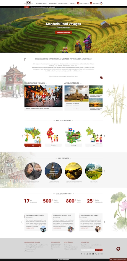 Mẫu website Du lịch 118