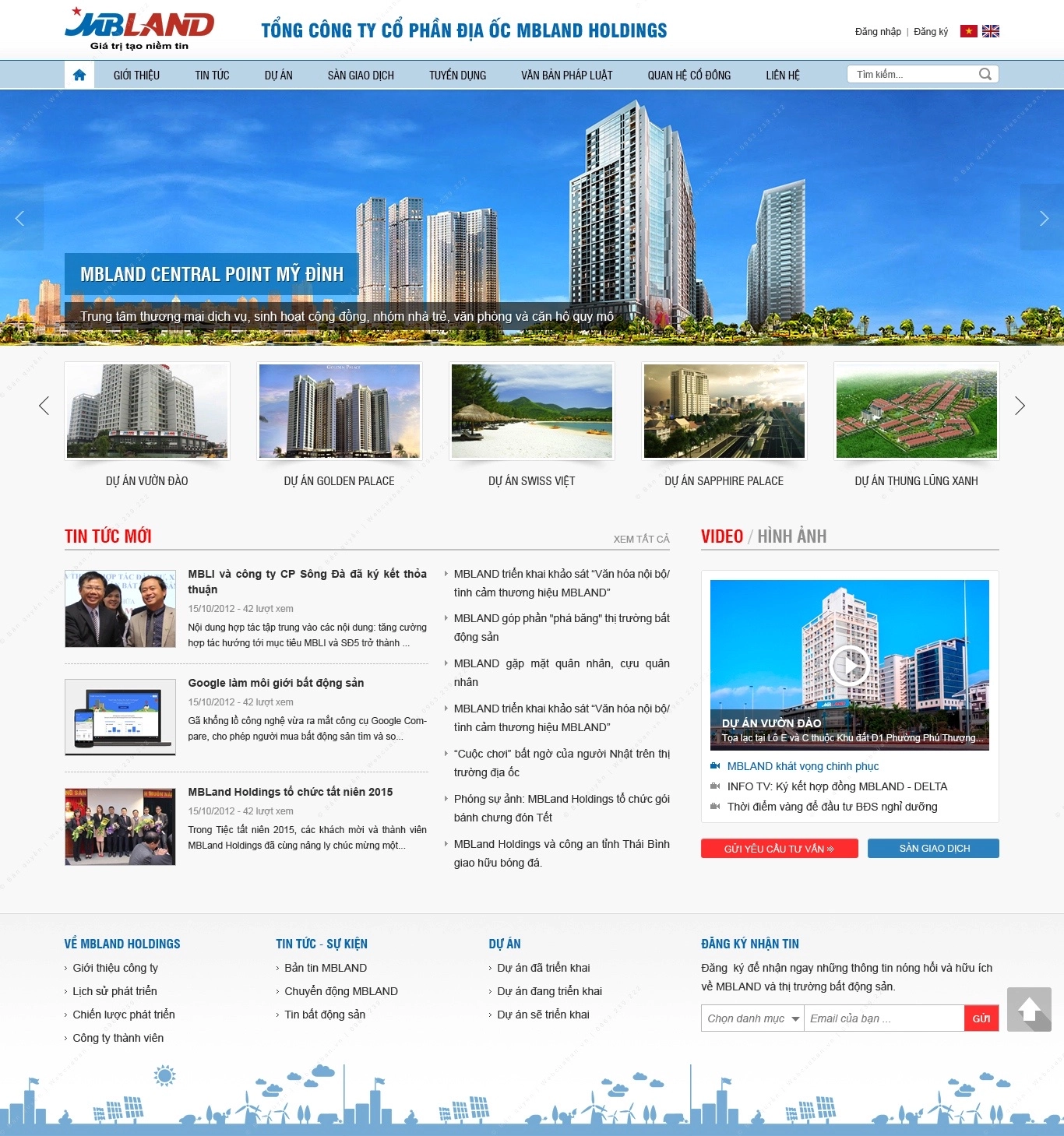 Trang chủ website