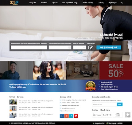 Mẫu website dịch vụ vệ sinh 30